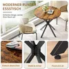 Runder Esstisch Ø80cm, Industrialstil, X-Füße, Küchentisch, Produktbild-Vorschau 3
