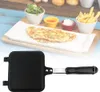 Oboustranná nepřilnavá pánev na vafle pro přípravu toastů s Náhled obrázku produktu 1