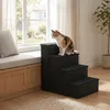 Relaxdays Hundetreppe, 4 Stufen, Stauraum, HxBxT: 65 x 40 x Produktbild-Vorschau 3