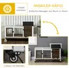 Klec pro zakrslá králíčka PawHut, klec pro drobná zvířata s Náhled obrázku produktu 7