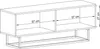 A line drawing of a TV cabinet with dimensions indicated. Produktbild-Vorschau