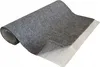 A roll of gray felt fabric with a white backing is shown on a white background. Produktbild-Vorschau