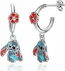 Lilo & Stitch Ohrstecker Uni Flower Stitch silberfarben Produktbild-Vorschau 1