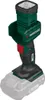 A cordless LED work light with a battery attached. Produktbild-Vorschau