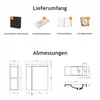 JINDOLI Waschtisch mit Unterschrank 55 cm, Vormontiert, Produktbild-Vorschau 9