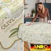 Tischdecke Landhaus Oliven Pastelgrün Rund 140cm Produktbild-Vorschau 5