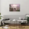 Bilder auf glas - Einteilig - Brücke See Fackel - 70x50cm - Produktbild-Vorschau 6