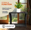 Casaria Table d'appoint en polyrotin Gris plateau de table Voir les images du produit 5