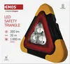 LED varovný trojúhelník, nabíjecí, COB LED + červená LED Náhled obrázku produktu