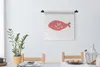 MuchoWow® Wandteppich Wandbehang Pastell - Fisch - Rosa Produktbild-Vorschau 2