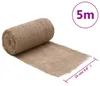 vidaXL Tissu de jute 0,25x5 m 100% jute 200 g/m Voir les images du produit 4