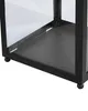 BELIANI Laterne Schwarz Metall Glaseinsatz 41 cm mit Henkel Produktbild-Vorschau 7