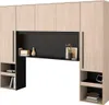 Bettüberbau mit Stauraum & LEDs - L. 265 cm - Naturfarben & Produktbild-Vorschau 5