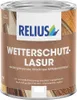 Relius Wetterschutzlasur UV Beständig Holzlasur 750 ml Teak Produktbild-Vorschau 1