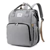 Mamas Rucksack Organizer Tasche Wickeltisch Kinderbett Produktbild-Vorschau 3