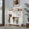 BEALIFE Opbouwkast 90x40x82 cm met kinderslot | Witte kast Productafbeelding-voorbeeld 5