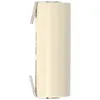 A single battery with metal tabs on a white background. Podgląd zdjęcia produktu
