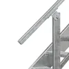 11 Stufen Stahltreppe beidseitig. Geländer Breite 60cm Produktbild-Vorschau 2