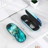 2er Pack Hardcase Brillenetui Marmor Design, Brillenbox Produktbild-Vorschau 5