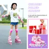 (Rosa) Verstellbare Rollschuhe Inlineskates für Kinder Produktbild-Vorschau 8