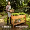 AREBOS lit surélevé étagère en bois jardinière cadre froid Voir les images du produit 7