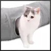 Katzentunnel Spieltunnel Katzenspielzeug 2in1 Kuscheltunnel Produktbild-Vorschau 2