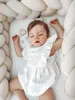 Ecru - Geflochtene Bettschlange Bettumrandung für Babybett Produktbild-Vorschau 2
