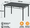 CASARIA® Gruppo di Sedute Leo Set 5 Pezzi Tavolo da Pranzo Anteprima dell’immagine prodotto 6