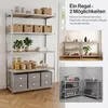 Steckregal Werkstattregal 2000x1200x600 mm, 5 Ebenen, Farbe Produktbild-Vorschau 3