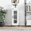 vidaXL Sideboard Hochglanz-Weiß 34,5x34x90 cm Holzwerkstoff Produktbild-Vorschau 1