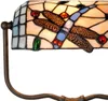 LumiLamp Banker Leselampe Libelle Glas Mosaik 27 cm Produktbild-Vorschau 2