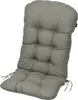 A gray cushion for a chair, shown against a white background. Anteprima dell’immagine prodotto