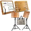 Support pour partitions DNA WP1, en bois, avec pinces, Voir les images du produit 1