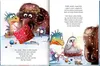 A festive winter scene with cartoon characters and gifts. Voir les images du produit