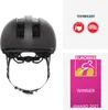 Casco da bici ABUS HUD-Y - con luce posteriore a LED Anteprima dell’immagine prodotto 10