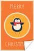 MuchoWow® Poster Tiere - Weihnachten - Zitate - Pinguin - Produktbild-Vorschau 1