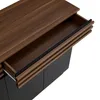 Credenza Merax con 4 ante nere, cassettiera con 2 cassetti, Anteprima dell’immagine prodotto 8