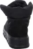 The back view of a black winter boot with a folded-down cuff. Produktbild-Vorschau