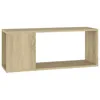 vidaXL TV-Schrank Sonoma-Eiche 80x24x32 cm Holzwerkstoff Produktbild-Vorschau 9