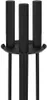 Kaminzubehör Edelstahl Modern 60x15 cm Schwarz Set 4w1 Produktbild-Vorschau 15