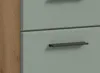 A close-up view of a cabinet with two drawers and a wooden side panel. Produktbild-Vorschau