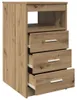 vidaXL Zásuvková skříňka Artisan dub 40x50x76 cm materiál Náhled obrázku produktu 4