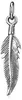 MATERIA Uni hanger, 925 sterling zilver, veer, antiek Productafbeelding-voorbeeld 1