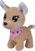 A plush toy dog with a pink bandana. Anteprima dell’immagine prodotto