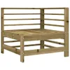vidaXL Ecksofa mit Kissen Kiefernholz Imprägniert -  Produktbild-Vorschau 7