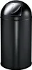EKO - Pushcan 40 Liter - Steel   - Matt Schwarz Produktbild-Vorschau 1