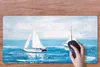 MuchoWow® Schreibtischunterlage Malerei - Ölfarbe - Boot - Produktbild-Vorschau 3