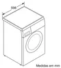 Bosch WUU28T63ES, Frontlader, 8 kg, B, 71 dB, 1400 RPM, A Produktbild-Vorschau 11