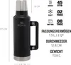 Vakuová baňka STANLEY Classic 1,9l černá Náhled obrázku produktu 19