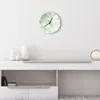 DEQORI Glasuhr Ø30 cm Zahlen 'Zarte Eleganz' Wanduhr Glas Produktbild-Vorschau 3